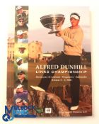 Autographs - Multi-signed 2008 Alfred Dunhill Links Championship Golf Programme - signatures