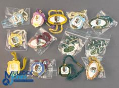 1985-1997 Horse Racing: Newcastle & Great Yarmouth Enamel Member Badges - Newcastle x2, Great