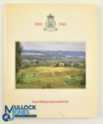 A History of Royal Ashdown Forest Golf Club 1888-1988 signed by author Henry Arnall, paperback
