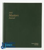 1991 Masters Tournament Annual - a bound volume - Ian Woosnam Winner - good clean condition,