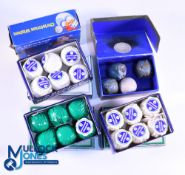 22x Dunlop Golf Balls in Boxes - features Dunlop Blueflash 3x recessed wrapped in box, 18x Dunlop