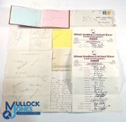 1980 Golf West Indies Cricket Tour Autographs, printed tour sheets, an album with signatures of