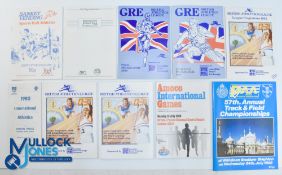 Thirty assorted Athletics programmes and publications from the seventies and eighties - UK and