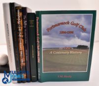 Six Golf Club Hardback History Books - Portmarnock 1894-1994 A Centenary History T.M Healy, The