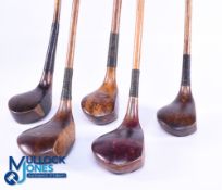 5x Assorted woods to incl' 2x large headed drivers 1x stamped C Cann Brent Valley GC, small headed