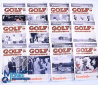 1954 Complete Collection of Golf Monthly Magazines - Vol. XLIV No. 1 January to No.12 December -