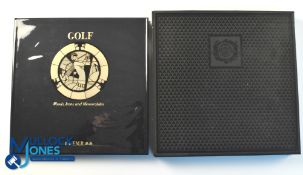 Golf Woods, Irons and Memorabilia limited edition hardback book hand signed by author David Stirk in