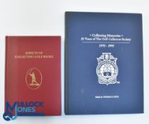 Two Hardback Golf Books - Aspects of Collecting Golf Books 1996 Subscribers Edition 376/425 HRJ
