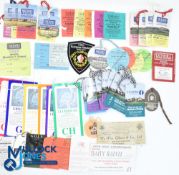 50 + Golf Tickets, Passes and ephemera - Ryder Cup 16/9/1969 Ticket, three Ryder Cup 1985 tickets,