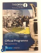 Autographs - Multi-signed 2010 Open Golf Championship Programme signed internally features Padraig