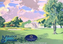 1996 Loch Lomond World Golf Invitation Print - ltd ed No. 23/250 with Dedication to Tommy Horton -