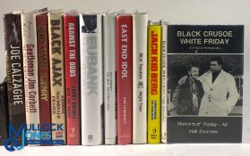 Boxing Books: a good collection to include Larry Holmes Against The Odds Phil Berger 1999, Eubank