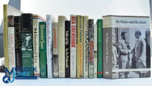 17x Various Golf Books - Sam The One and Only Sam Snead 2005 Al Barkow, Greg Norman The Biography