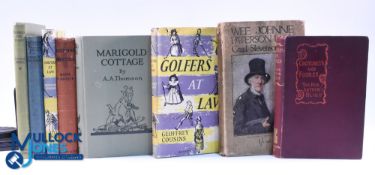 Interesting Collection of Golf Fiction Books from 1903 onwards (8) to incl The Hon Arthur Bligh 
