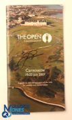 Autograph - Jack Nicklaus Signed (x2) 2007 Open Golf Carnoustie Spectator Guide - signed twice by