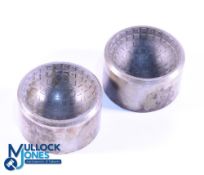 Interesting Metal Mesh Lattice Pattern Golf Ball Mould - no apparent numbers, measures 2
