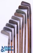 9x Assorted Putters and Putting Cleeks - to incl flanged sole, bent neck, wry neck and straight