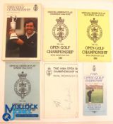 Autographs - Multi-signed 1989 Open Golf Championship Programme Royal Troon with Draw sheets and