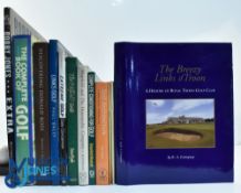12x Various Golf Books - Bobby Jones Extra 2004 Sidney L Matthew, The Complete Book of Golf 1994,