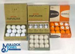 48x Assorted Boxed Golf Balls to incl' Spalding Top Flite Long Ball, Spalding Courier, assorted