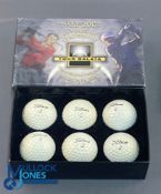 Titleist Golf Ball Boxed Set of 69 Years of Leadership 1932-2001: presentation box of 6 unused