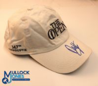 Autograph - Signed Frank Molinari (Winner) 2018 Open Golf Carnoustie Baseball Cap - signed to the