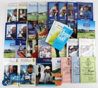 1984-2006 The Open Golf Tournament Programmes, with duplicates a good number have order of play