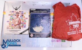 Edmonton Canada Athletics items - a 1978 Commonwealth Games Opening Ceremonies limited edition