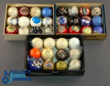 32x Wrapped Assorted dimple golf balls - features Bromford, Slazenger, Silver King, Victor,
