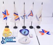 Various Athletics ceramics, glass and flags - Hercules Wimbledon Athletic Club Mug, a South of