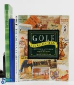 Collection of Pictorial/Illustrated Golf Collectors Reference Books (3) David Stirk 