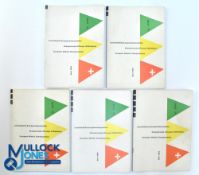 Five Bern Switzerland 1954 European Athletic Championships programmes - All 5 days programmes,