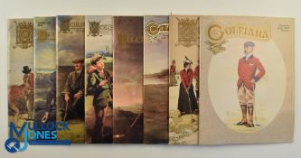 Golfiana Eight editions of the American paperback magazine from Volume 1 No 1 Spring 1987 to