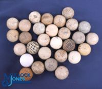 25x Lose assorted dimple pattern Golf balls - incl Dunlop, Bambi, Bogey, True Blue mint, plus 2x