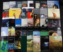 1990-2000s Golf Antique & Collectibles Auction Catalogues, a good collection with auction houses