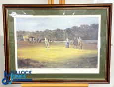 Past Champions Harry Vardon 1898 Print, by Carig Campbell, mf&g size #55cm x 74cm