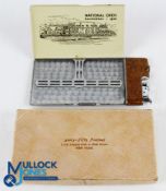 1936 US Open at Baltusrol Players Gift Cigarette Case and Lighter in One-Depiction of Clubhouse,