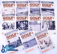 1955 Collection of Golf Monthly magazines - virtually a complete run of Vol. XLV missing only 1x