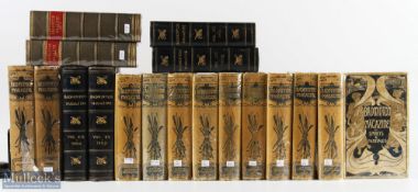 1896-1908 A Collection of Badminton Magazines of Sports & Pastimes, to include 1896 vol 1-2, 1901