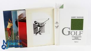 1981-85 I'anne Golf International Guidebooks - large folio books in 3 volumes with slipcase, plus