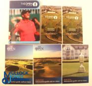 Autographs - Multi-signed 2007 Open Golf Championship Programme Carnoustie Draw Sheets and Spectator