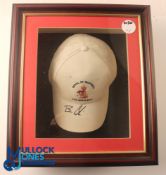 Autograph - Ben Curtis (Winner) 2003 Open Championship Royal St George's Golf Cap - signed to the
