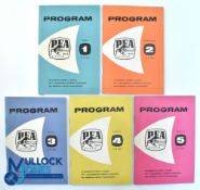 Five Belgrade Yugoslavia 1962 European Athletic Championship programmes - All 5 days programmes,
