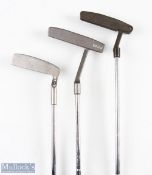 3x Left Hand Ping Putters featuring Anser 3 Karsten MFG, an Anser 5KS, plus a Sedona model - all