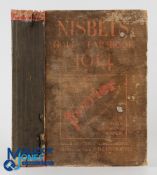 1914 Nisbet's Golf Yearbook edited by Vyvyan Harmsworth, London: James Nesbit & Co, 554pp, in