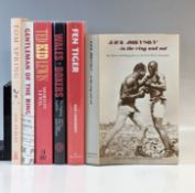 6 Boxing Books, some with signatures to include: Fen Tiger The Success of Dave Boy Green, signed
