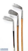 3x various C Gibson & Son Westward Ho! Irons - a Jigger stamped with makers Stallion cleek mark; a