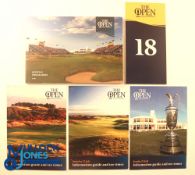 Autographs - Multi-signed 2017 Open Golf Championship Programme Royal Birkdale and Draw Sheets -