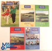 Autographs - Multi-signed 1996 Open Golf Championship Programme Royal Lytham & St Annes and Order of
