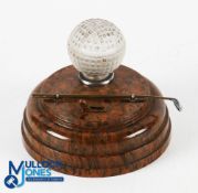 A Novelty Golfing Bakelite Desk Lamp. This original piece from the 1930-40s is predominantly made of